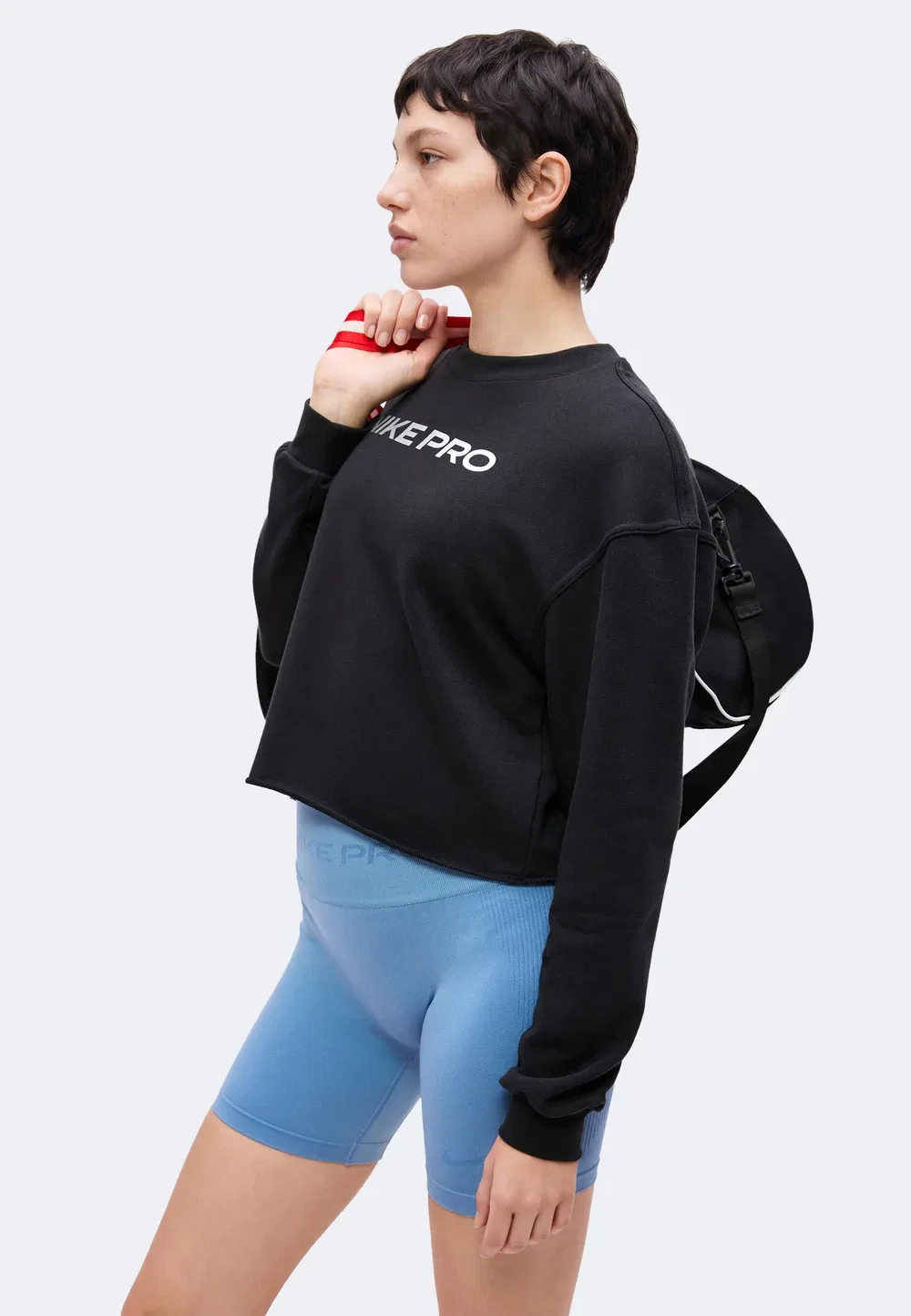 Свитшот Crew Nike Performance, Black/White — фото 4