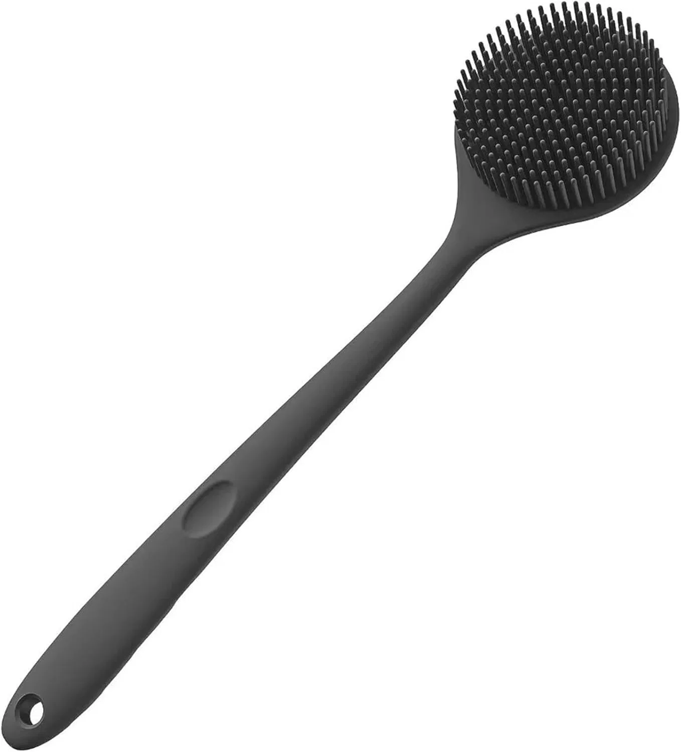 Щетка для спины с мягкой щетиной, BOJHGO, 2 шт., 37.5 см, Black