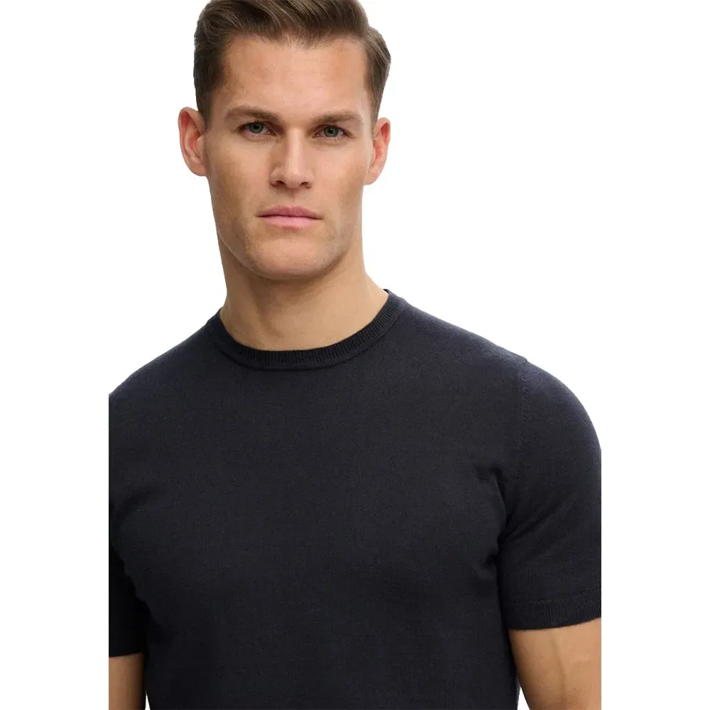 Футболка с коротким рукавом Premium Knitted Superdry, черный — фото 4
