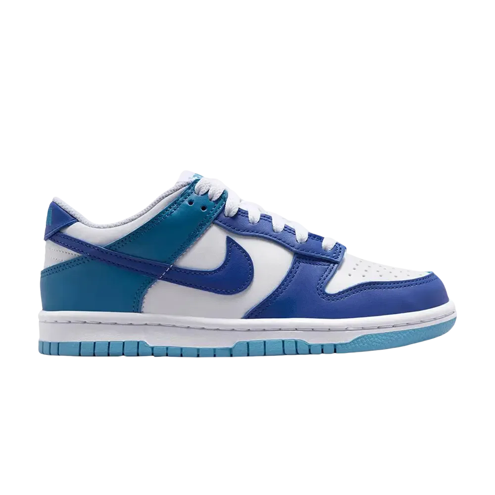Кроссовки низкие Nike Dunk Low GS White Game Royal Dutch Blue, Белый