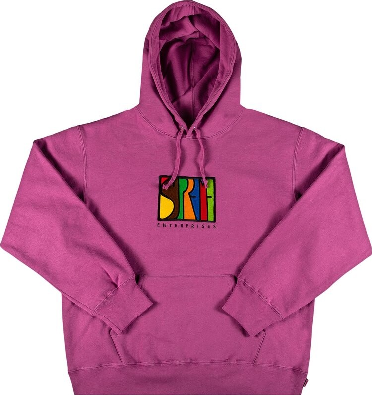 Толстовка Supreme Enterprises Hooded Sweatshirt 'Bright Purple', фиолетовый — фото 2