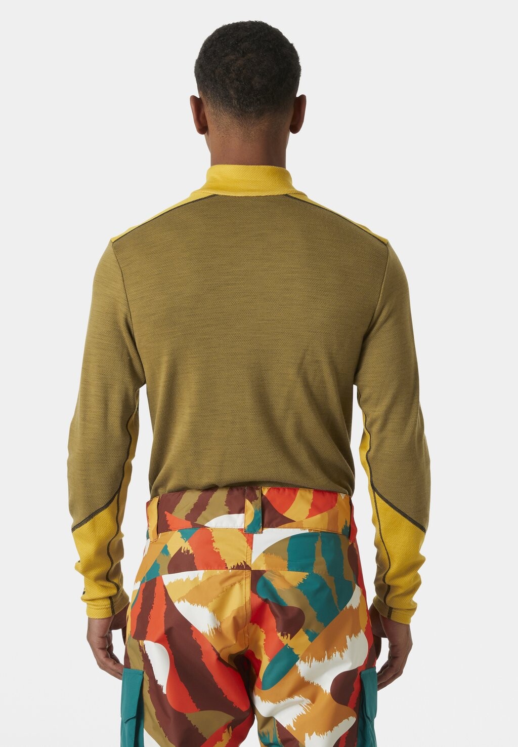 

Топ с длинными рукавами MIDWEIGHT Helly Hansen, оливковый