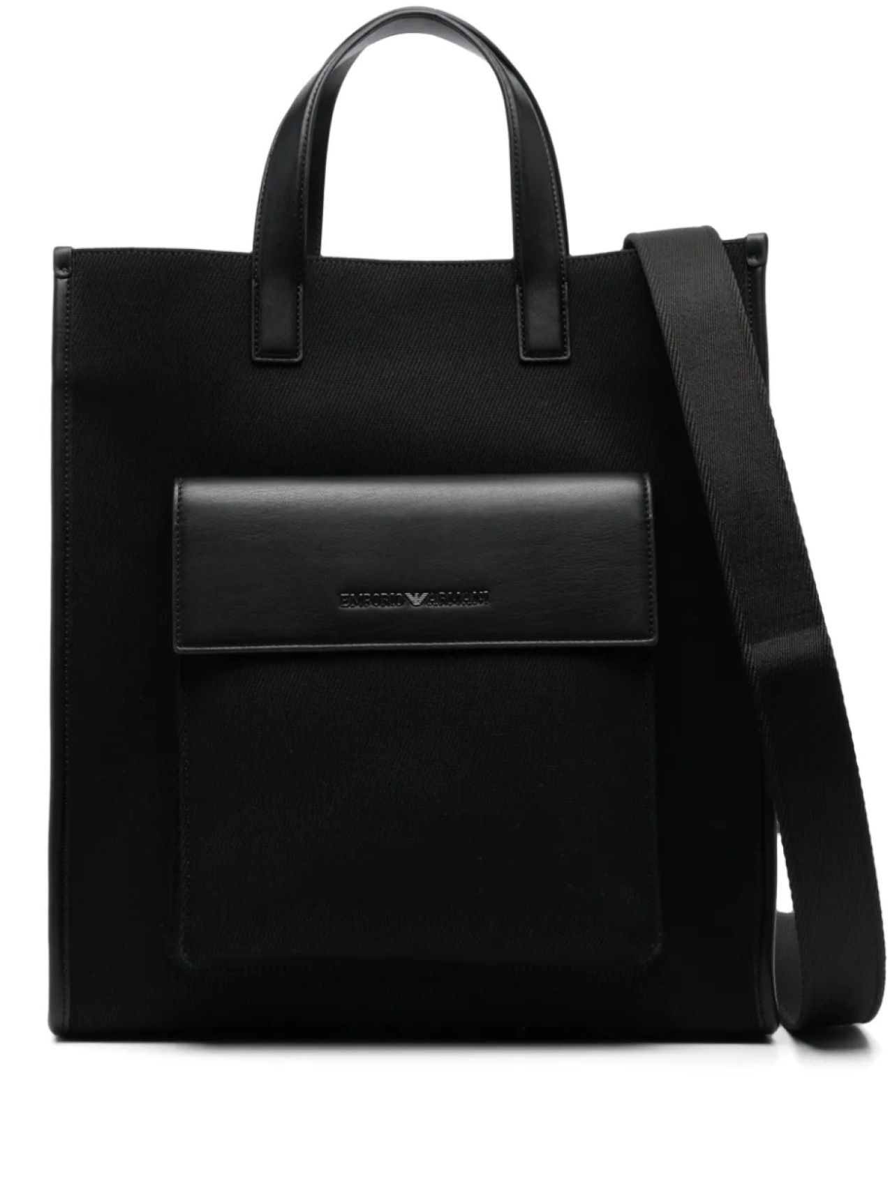

Emporio Armani сумка-тоут с логотипом, черный