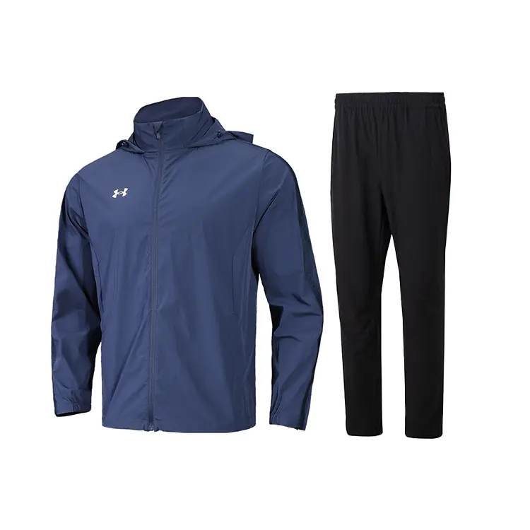 

Повседневный спортивный костюм мужской Under Armour (синяя куртка + черные брюки)