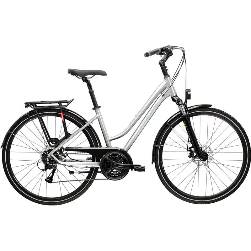 

Женский велосипед Kross Trans 3.0, серебряный