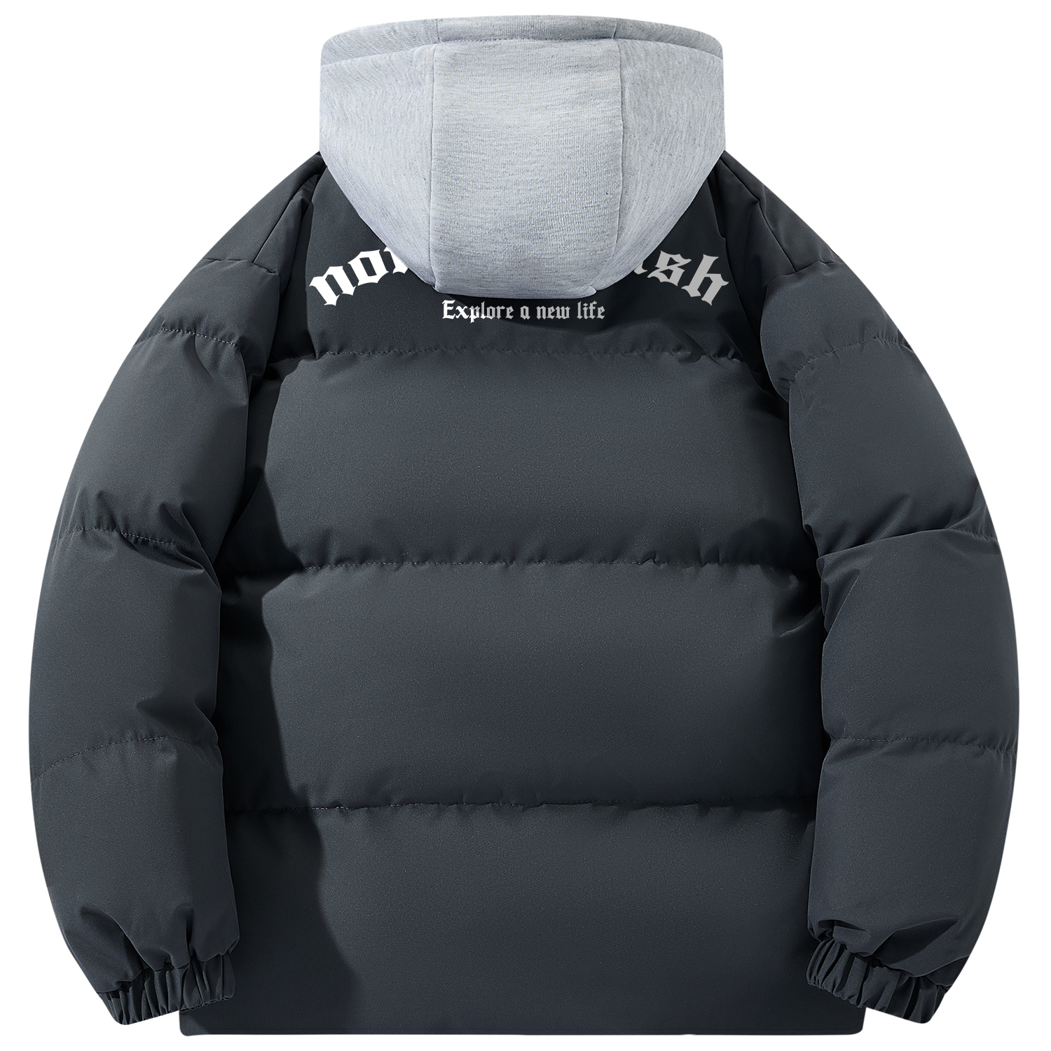 

NOME Пуховик Unisex, Dark Gray (Mock Two-Piece)