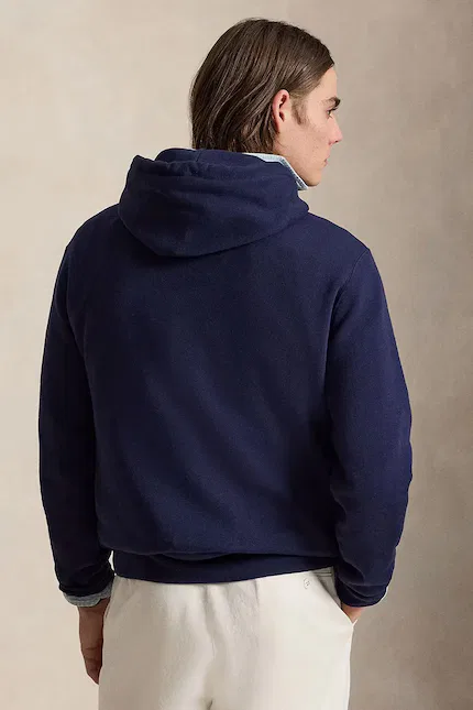 Худи свободного кроя Polo Ralph Lauren, синий — фото 2