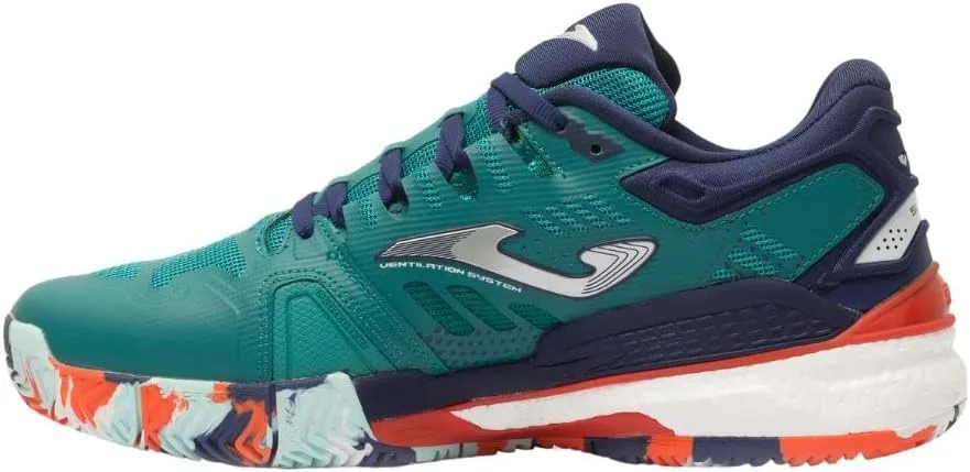 Мужские теннисные кроссовки для падела Joma, зеленый — фото 3