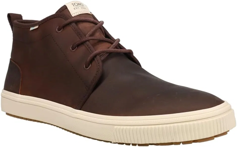 Мужские водостойкие спортивные кроссовки TOMS из замши и парусины цвета "цемент", Wasserdichter Clov — фото 2