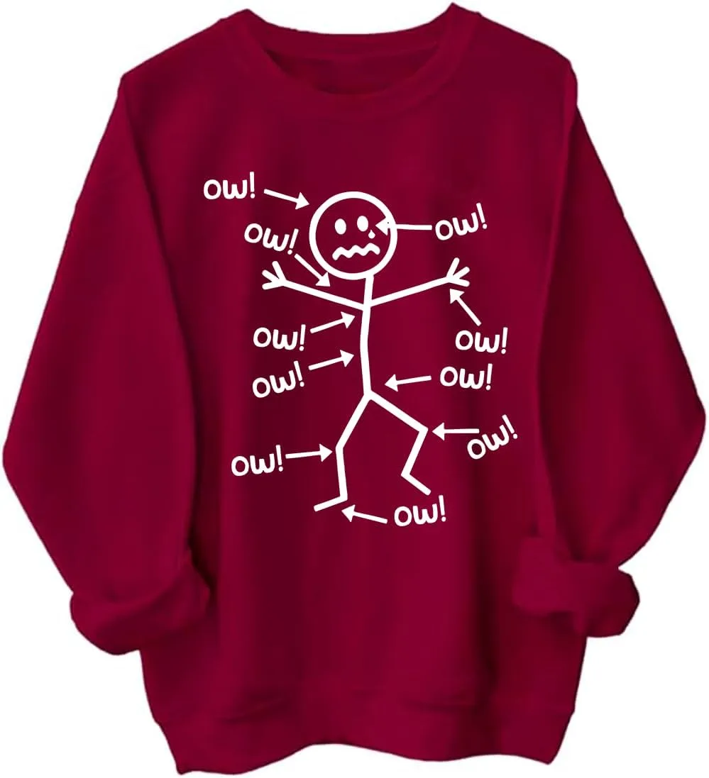 

Толстовка с принтом Ow-Ow-Ow