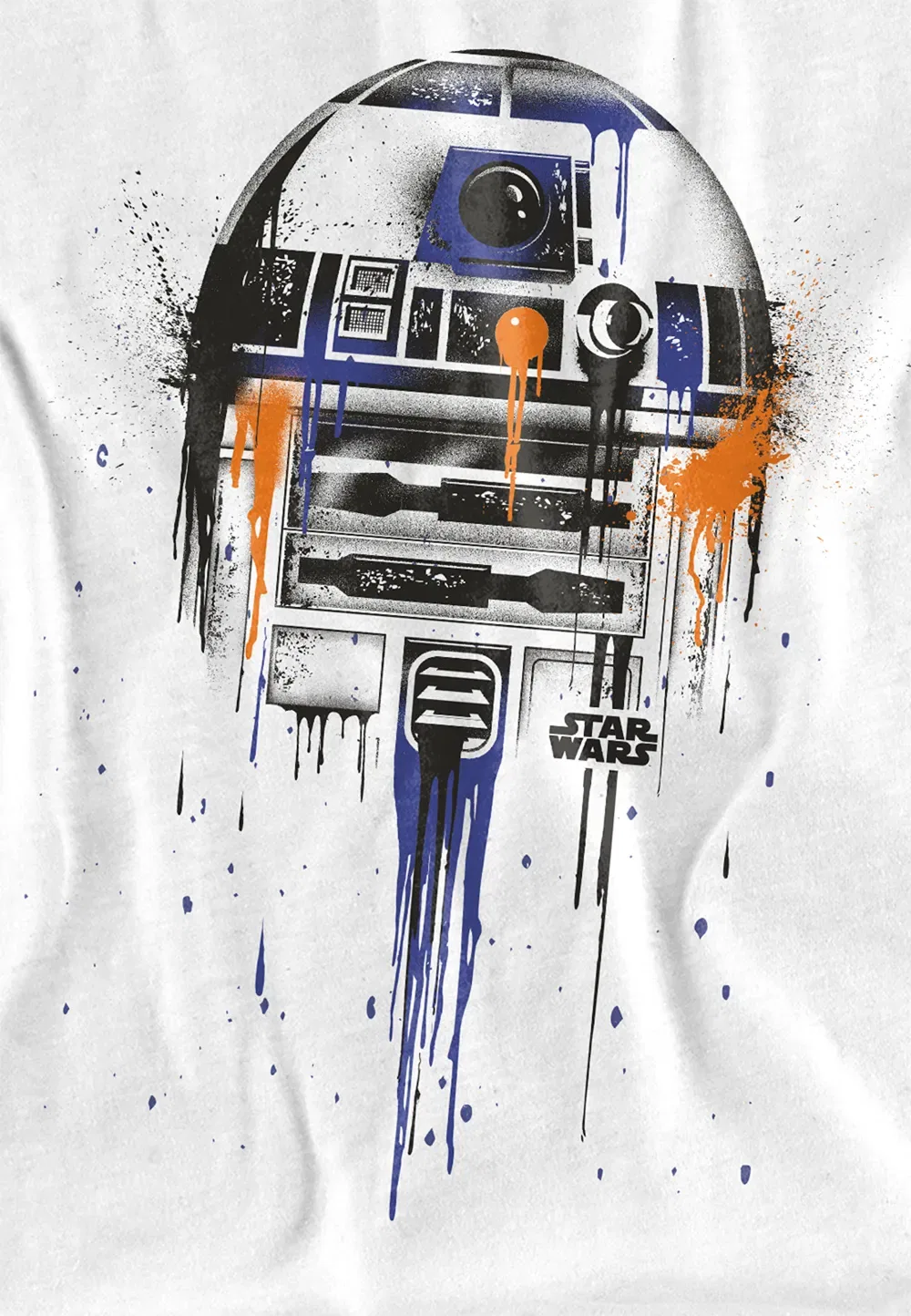 Футболка детская с R2D2 Star Wars, белый — фото 2