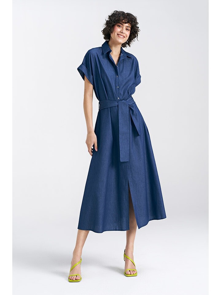 

Длинное платье Nife, темно-синий