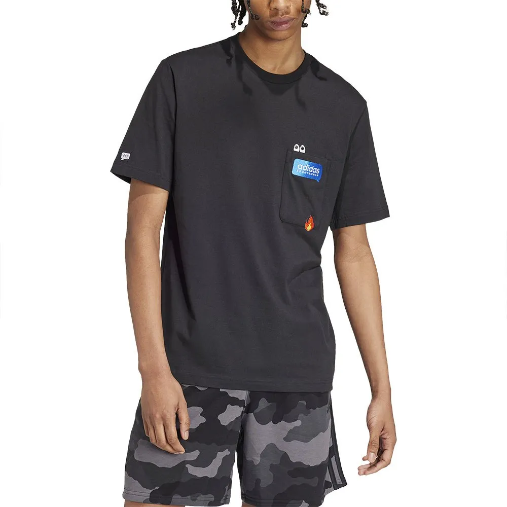 

Футболка adidas Remoji Pocket Graphic, черный