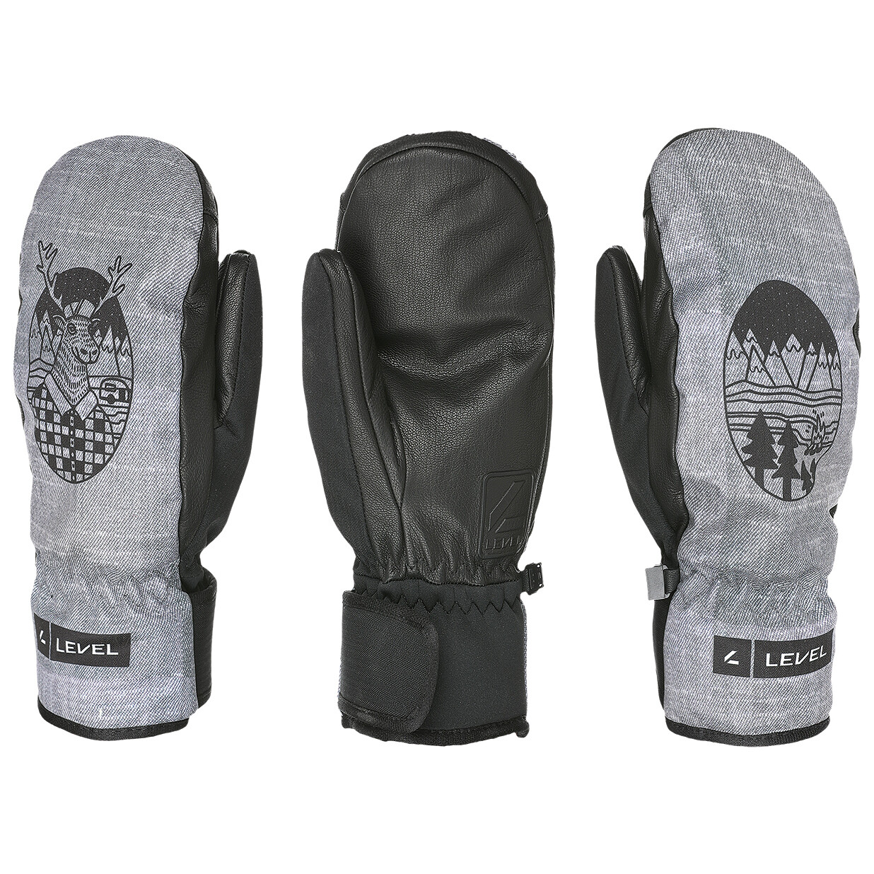 

Перчатки Level Vertigo Pro Mitt, цвет Dark