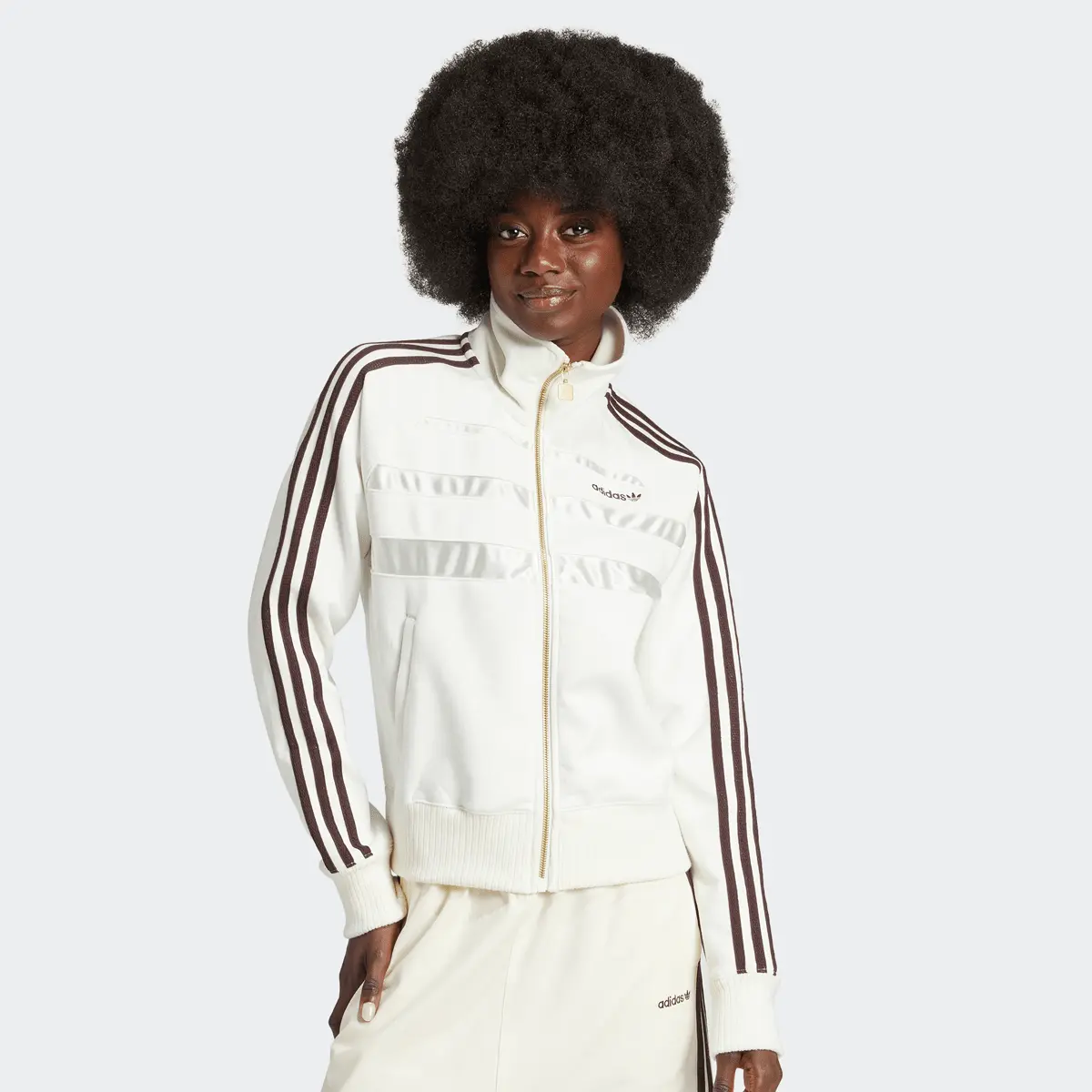 

Куртка adidas Originals SUEDE TT off white, белый