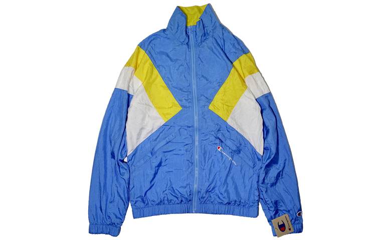 

Куртка US Version Unisex синяя желтая белая Champion, Синий, Куртка US Version Unisex синяя желтая белая Champion