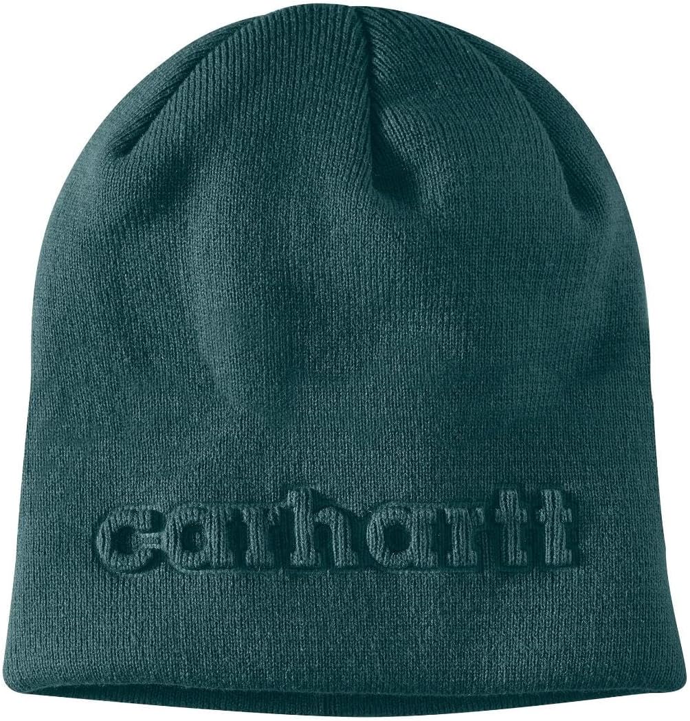 

Carhartt мужская вязаная шапка с тиснением, Greenstone