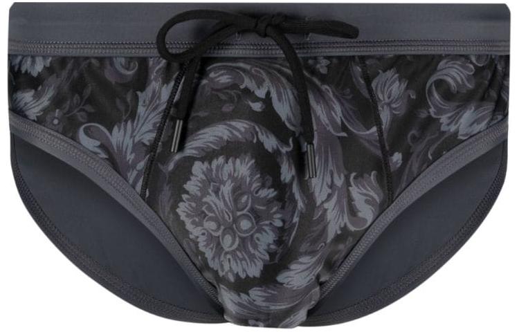 

Плавки с принтом Barocco VERSACE, черные