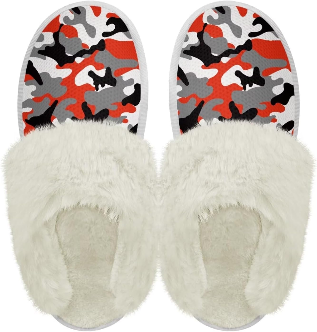 

Тапочки Chaqlin Fuzzy с пушистым краем для дома, унисекс, уютные, мягкие с эффектом памяти, зимние, теплые, с противоскользящей толстой подошвой, для дома и улицы, белый/черный/красный