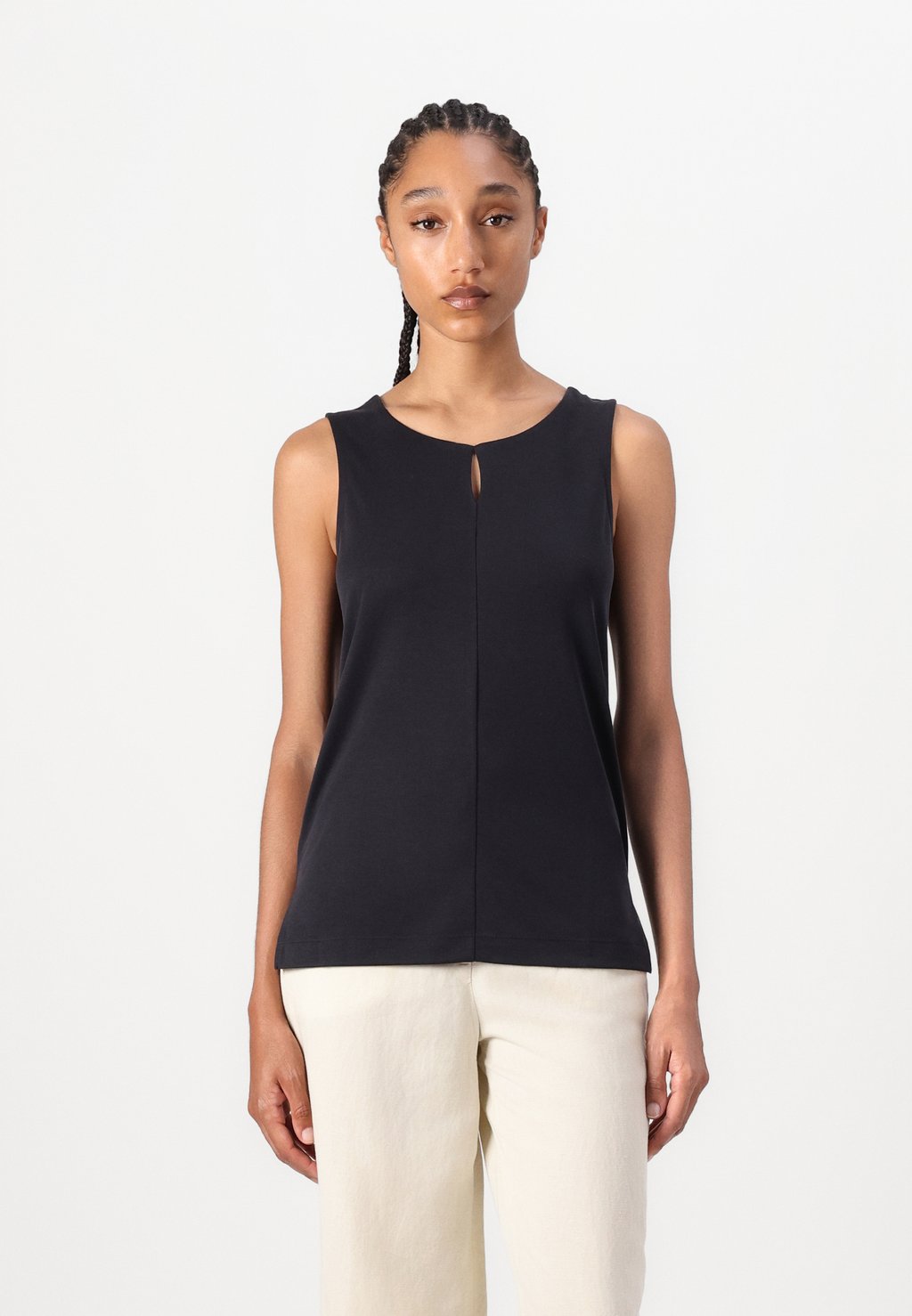 

Топ CREW NECK TOM TAILOR, черный