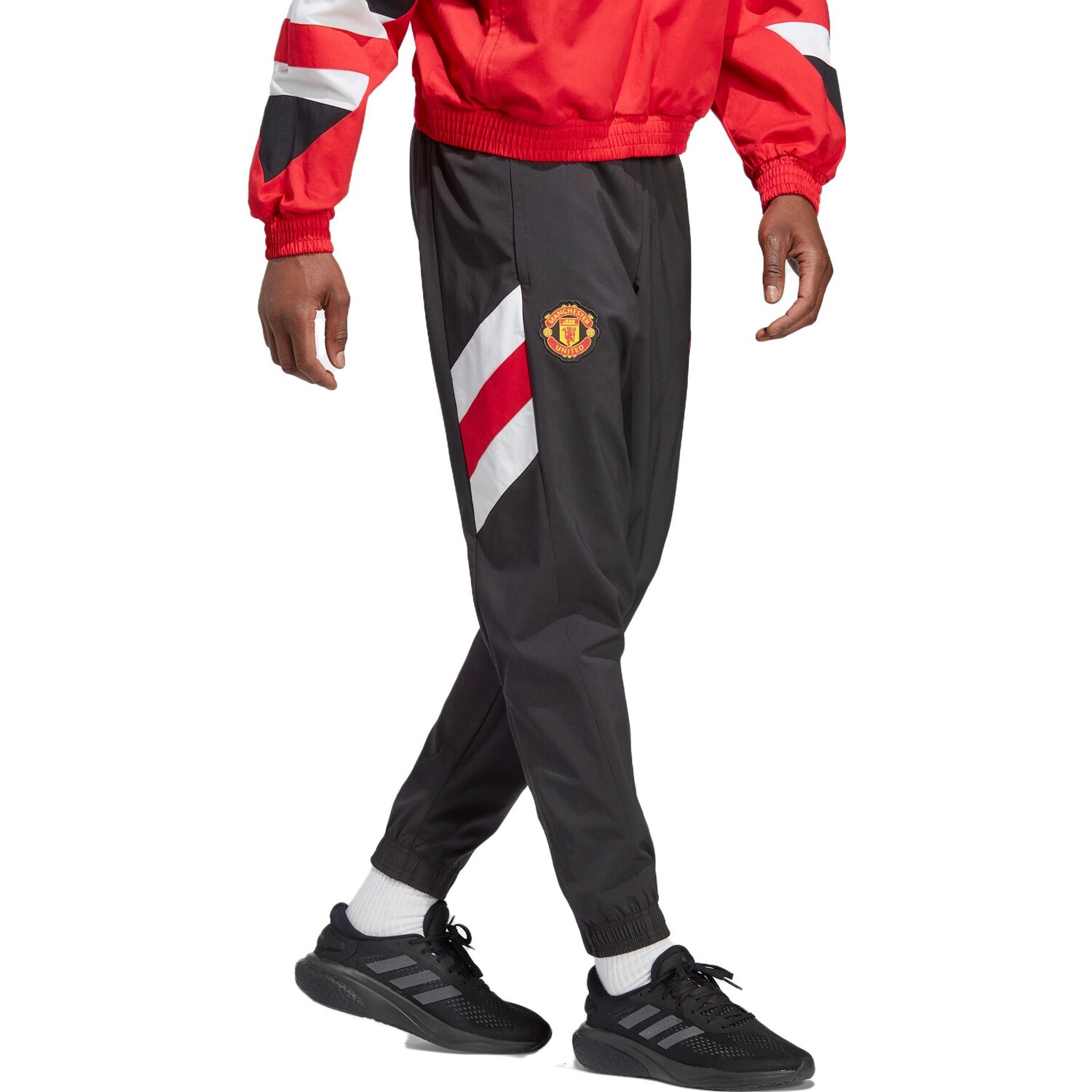 SS23 ICONS Коллекция Трикотажные Штаны Мужские Черные Adidas, черный — фото 2