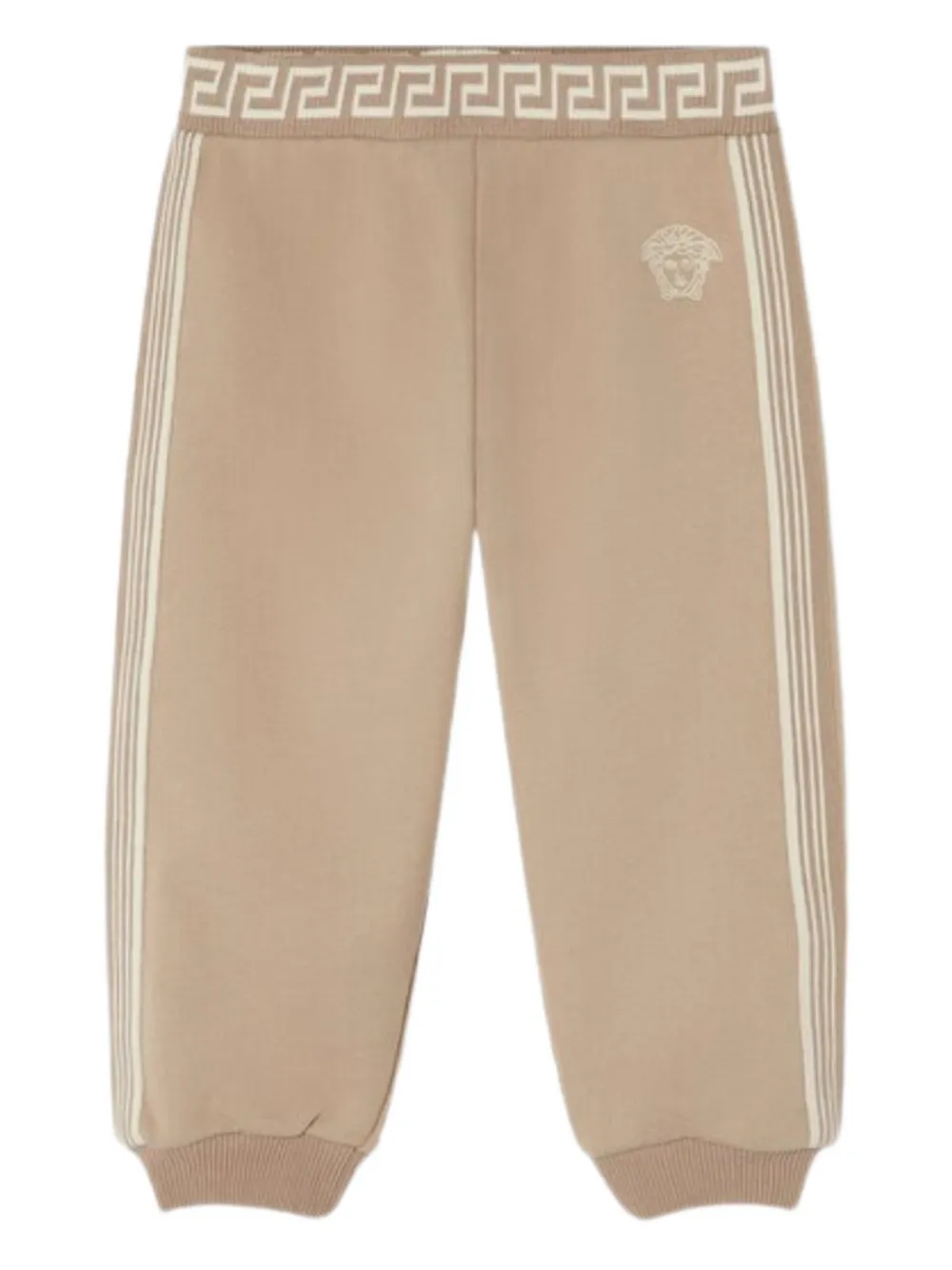 

Хлопковые спортивные штаны Versace Kids, нейтральный