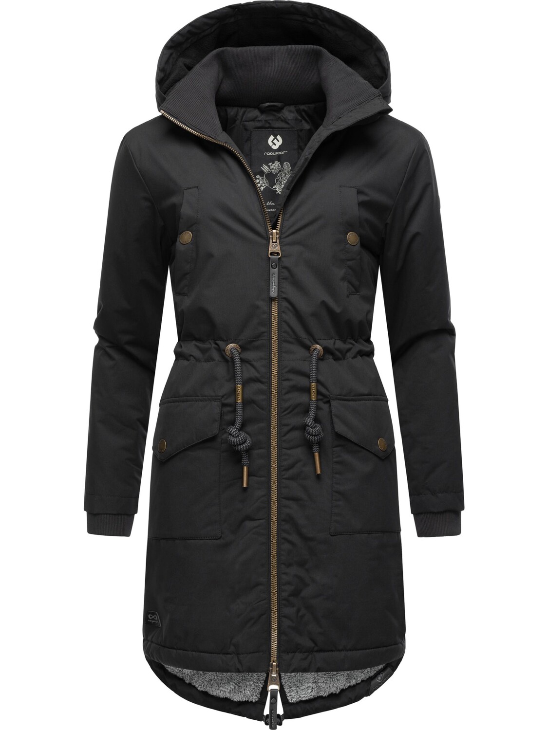 

Пуховик ragwear Crescend, черный