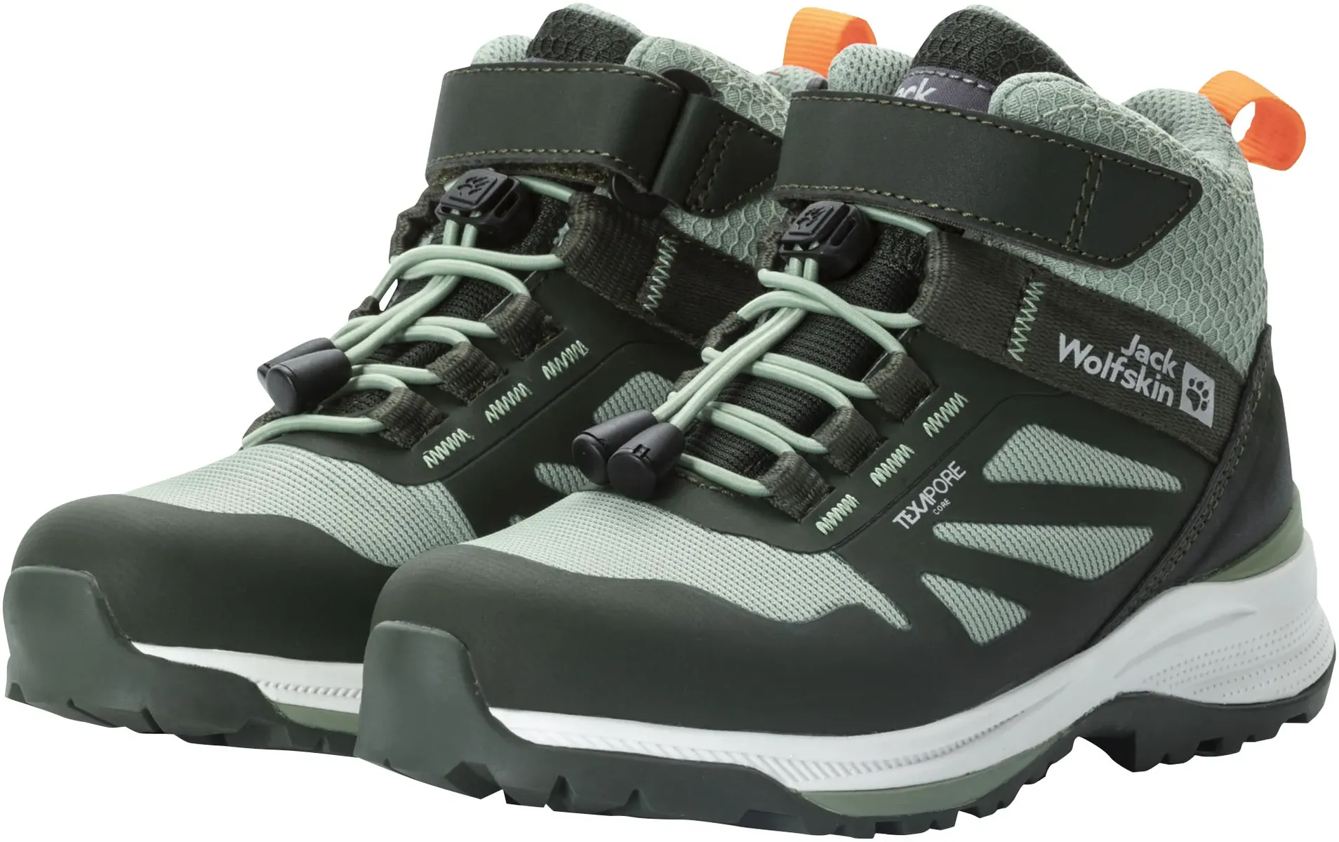 

Кроссовки Jack Wolfskin "VILLI HIKER TEXAPORE MID K", водонепроницаемые, черный
