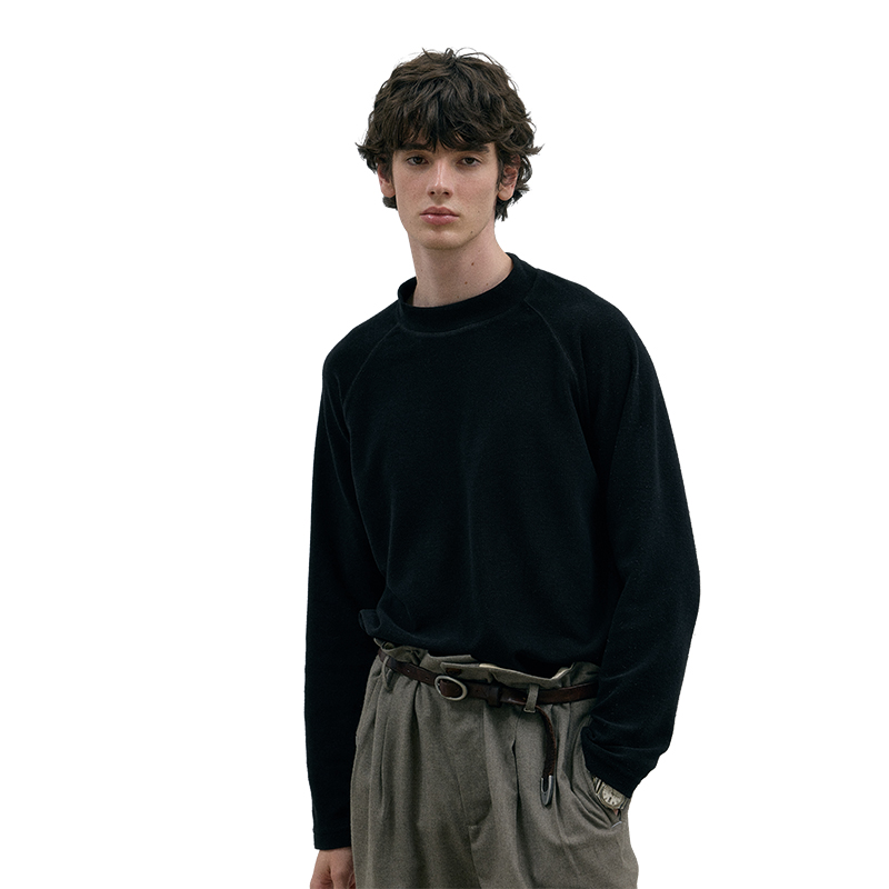 

Полуводолазка футболка с длинным рукавом унисекс C2H4, черный