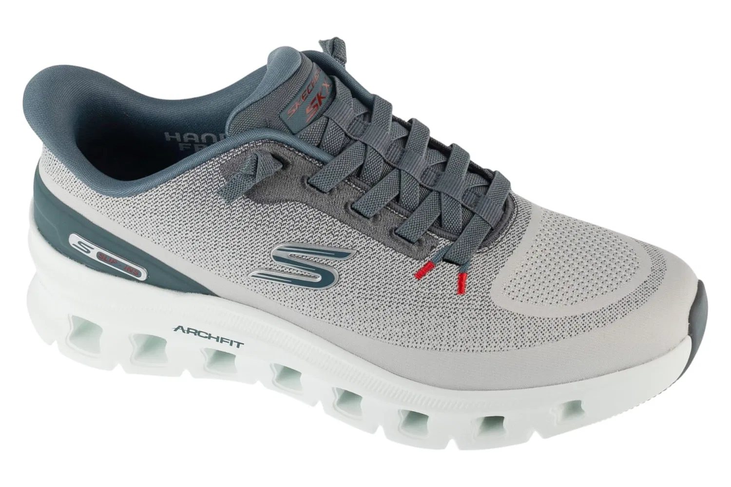 Кроссовки с технологией Arch Fit, Skechers, серый