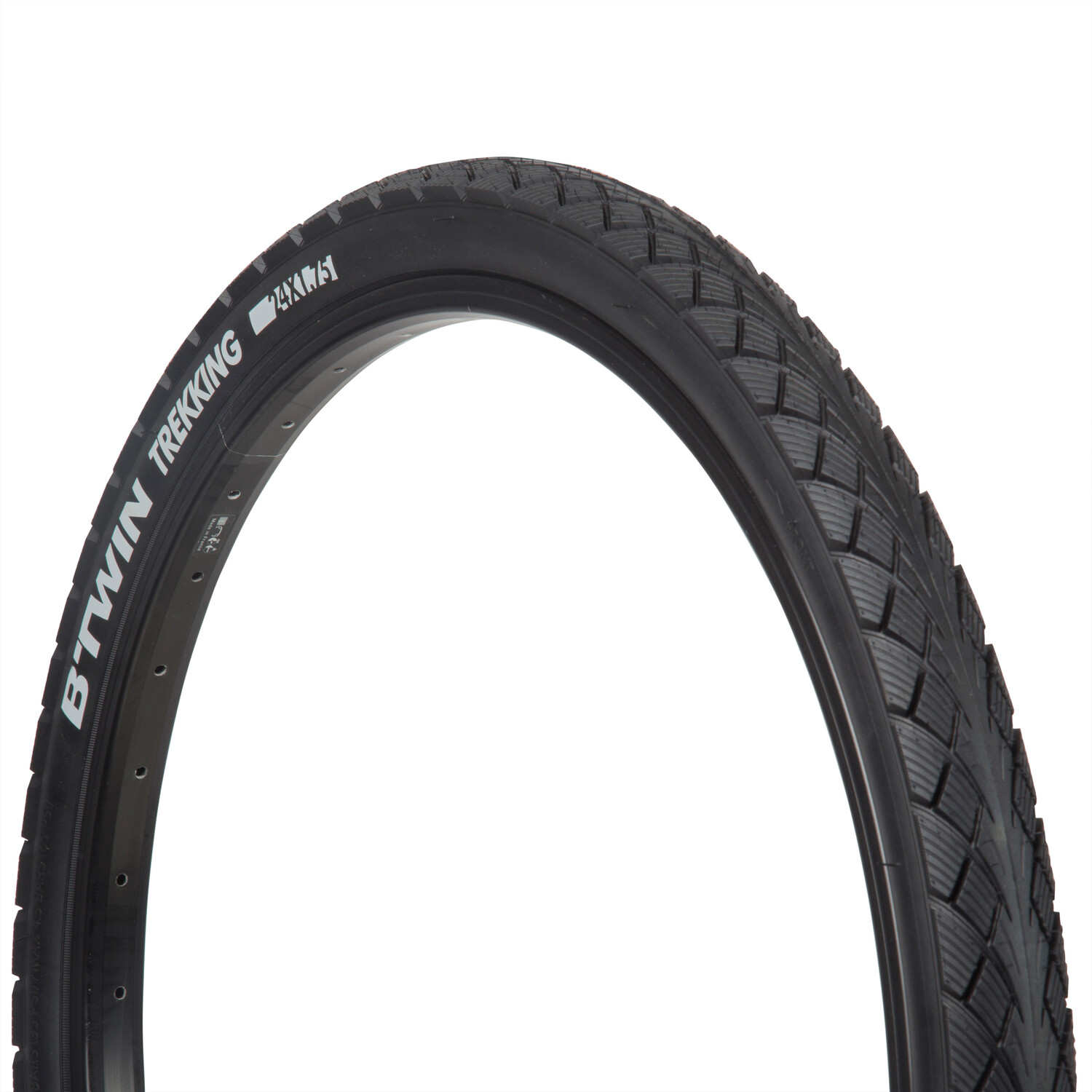 

Гибридная велосипедная покрышка Trekking Grip 24x1,75 Btwin