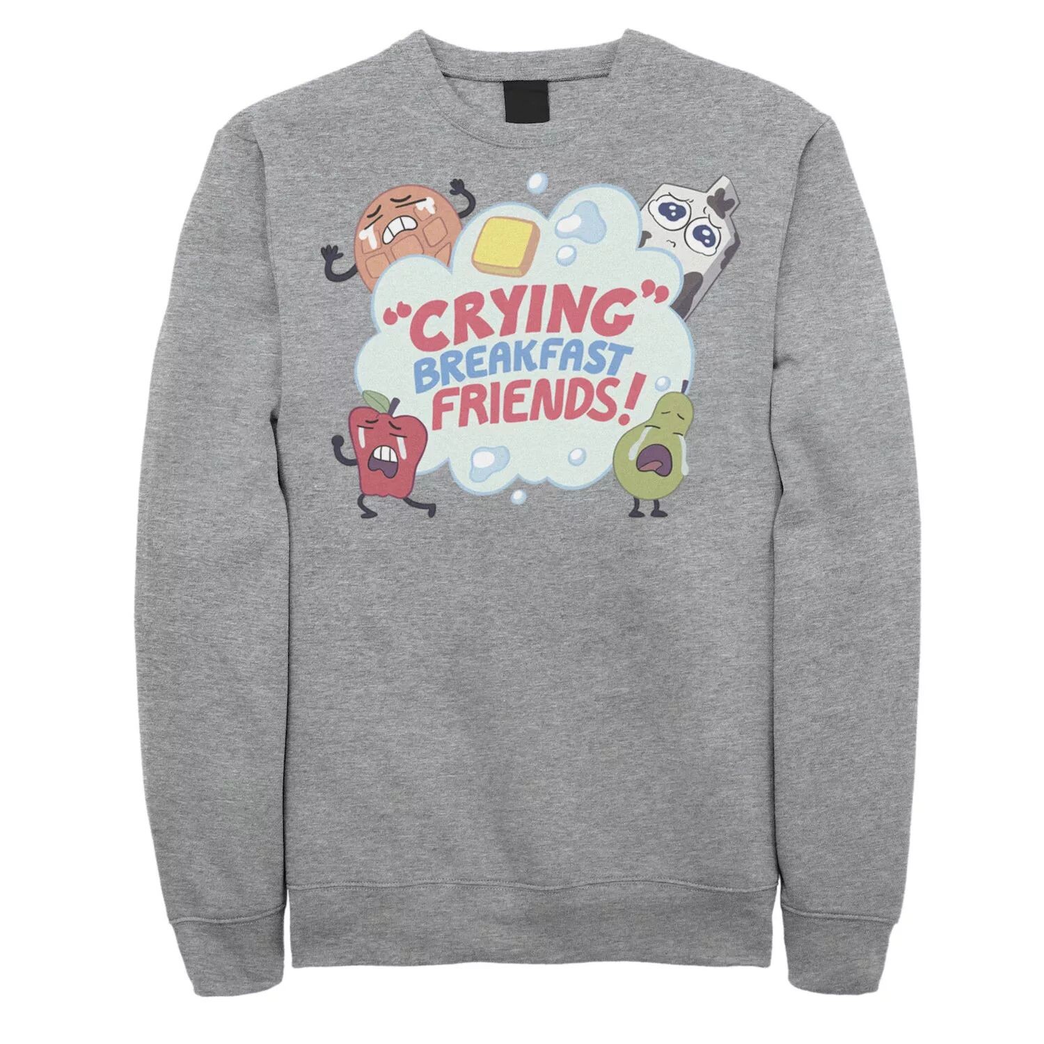 

Мужской свитшот Cartoon Network Steven Universe Crying Breakfast Friends Licensed Character