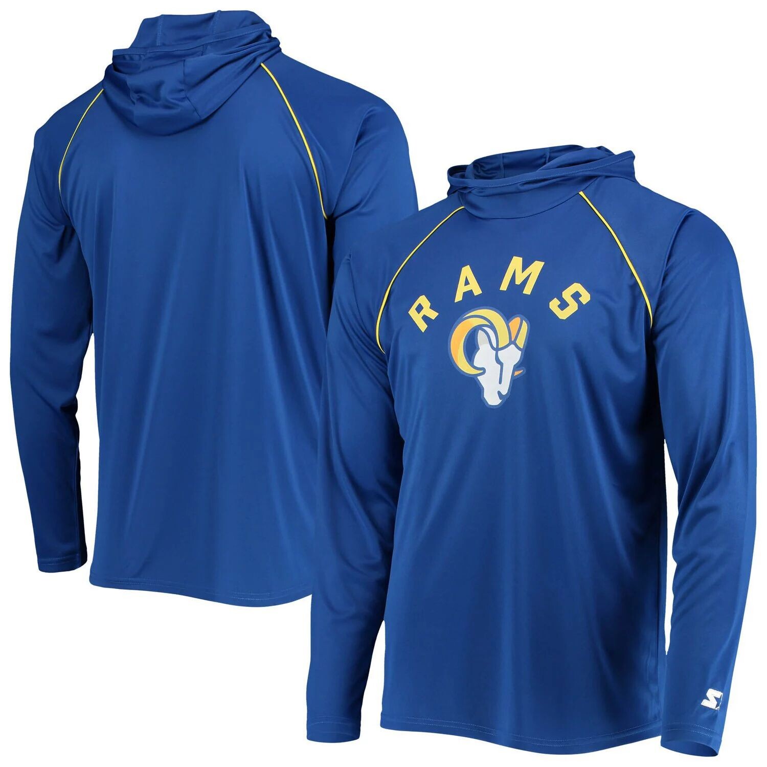 

Мужская футболка с капюшоном Royal Los Angeles Rams реглан с длинными рукавами Starter