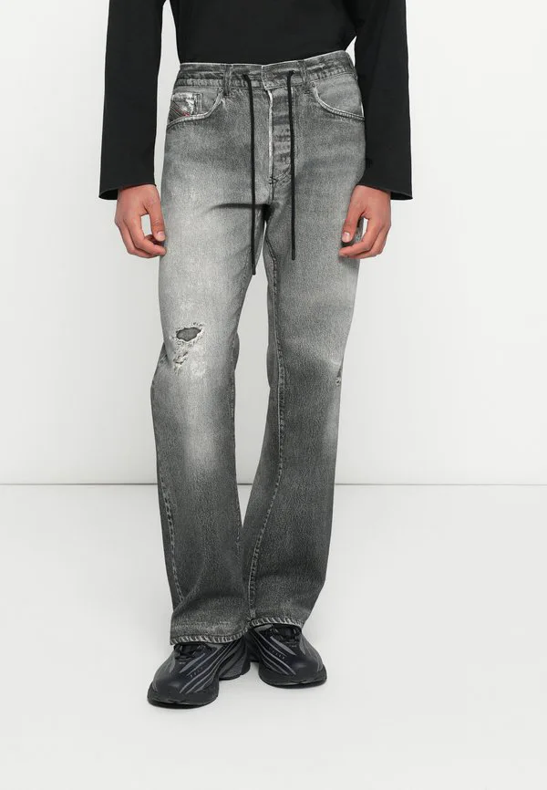 Джинсы прямого кроя d-reel Diesel, Black Denim