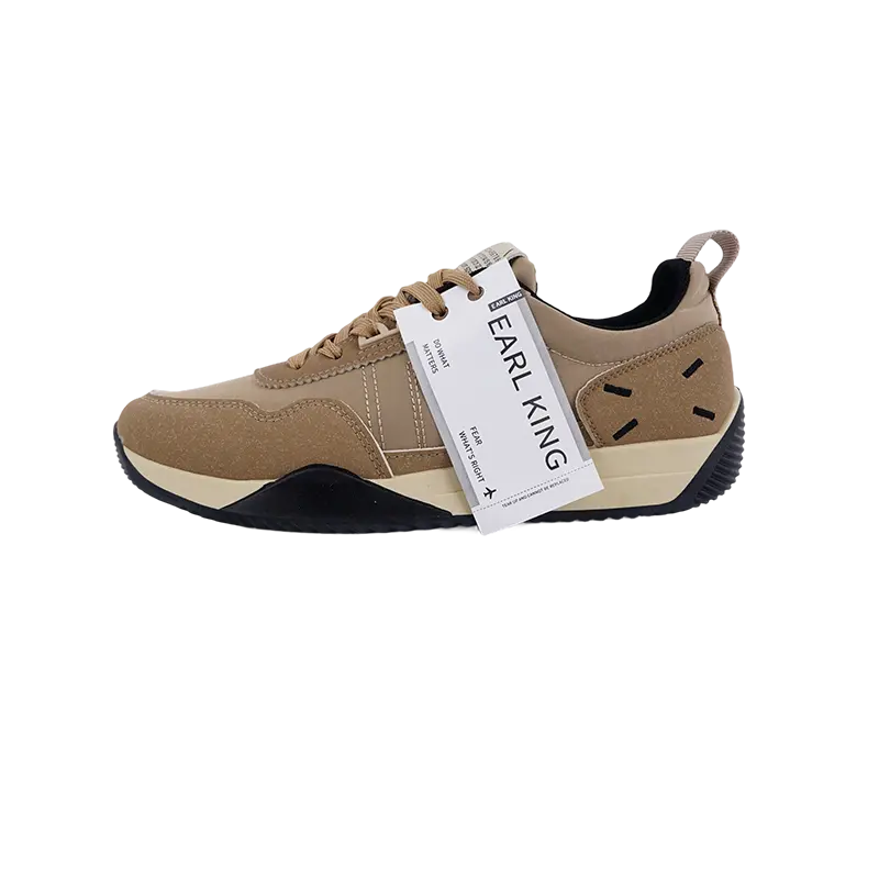 

Earl king Амортизирующие износостойкие низкие кеды мужские - хаки, цвет Khaki