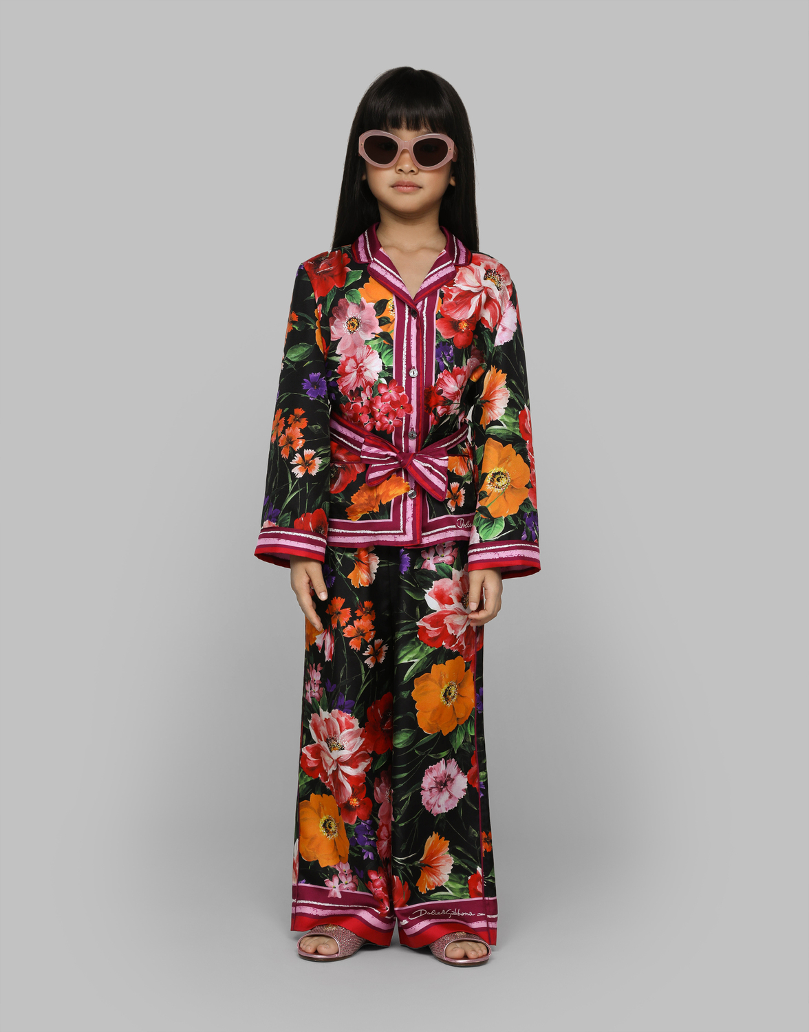 Джерси-брюки Dolce&Gabbana, мультиколор — фото 2