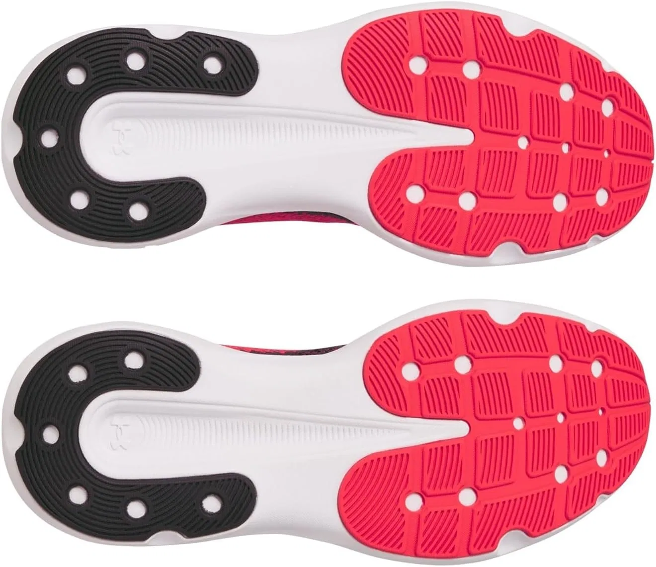 Мужские беговые кроссовки Under Armour Infinite, белый/красный — фото 3