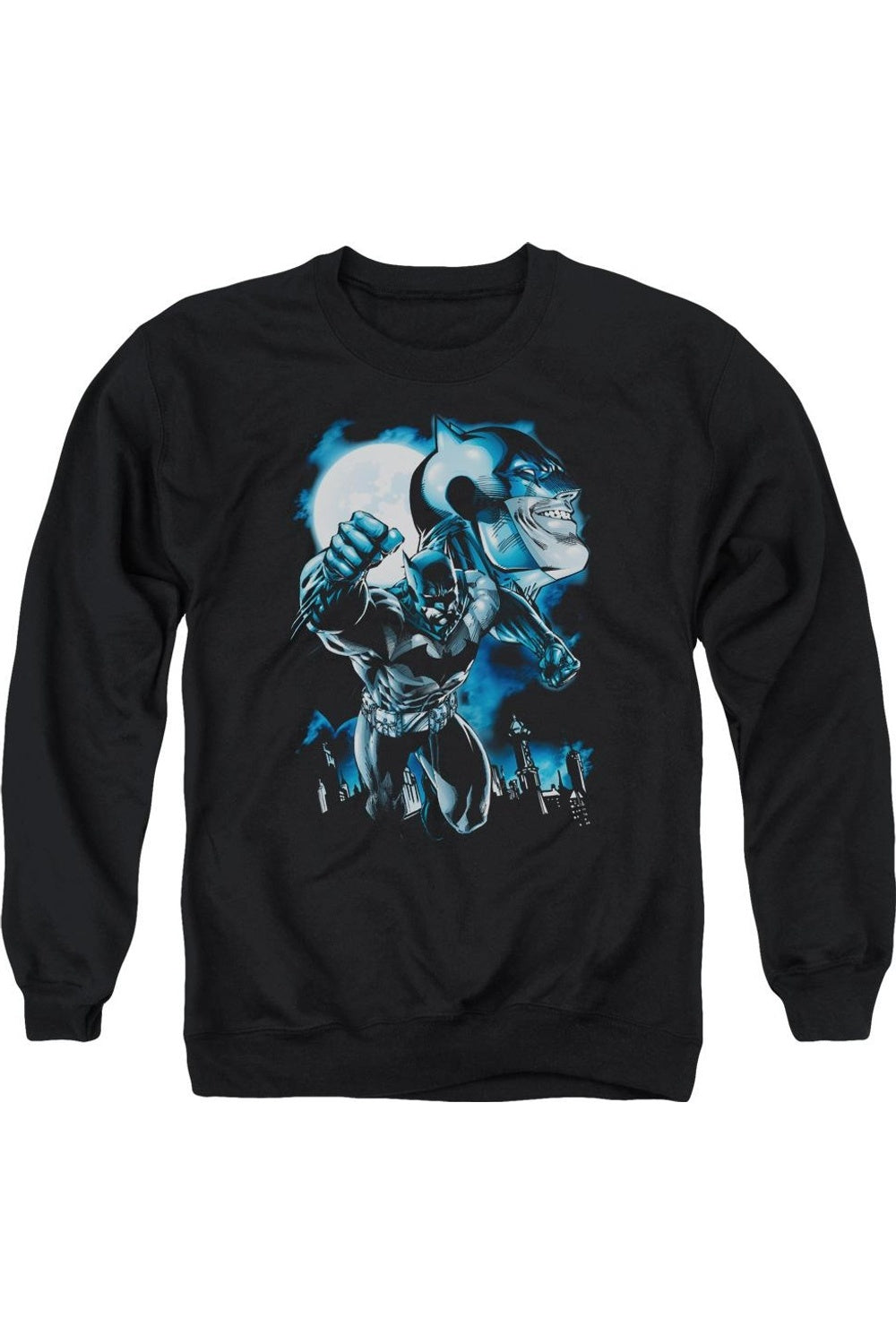 

Толстовка Batman Moonlight Bat для взрослых с круглым вырезом Gildan, черный