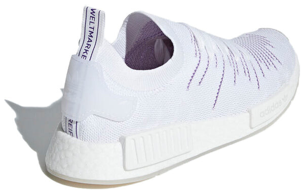 Кроссовки nmd_r1 stlt pk Adidas, белый — фото 3