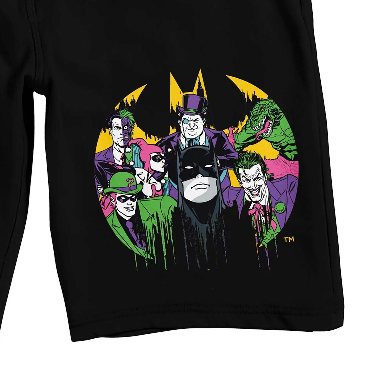 

Мужские шорты для сна 9 дюймов с изображением Бэтмена из комиксов DC Comics Licensed Character