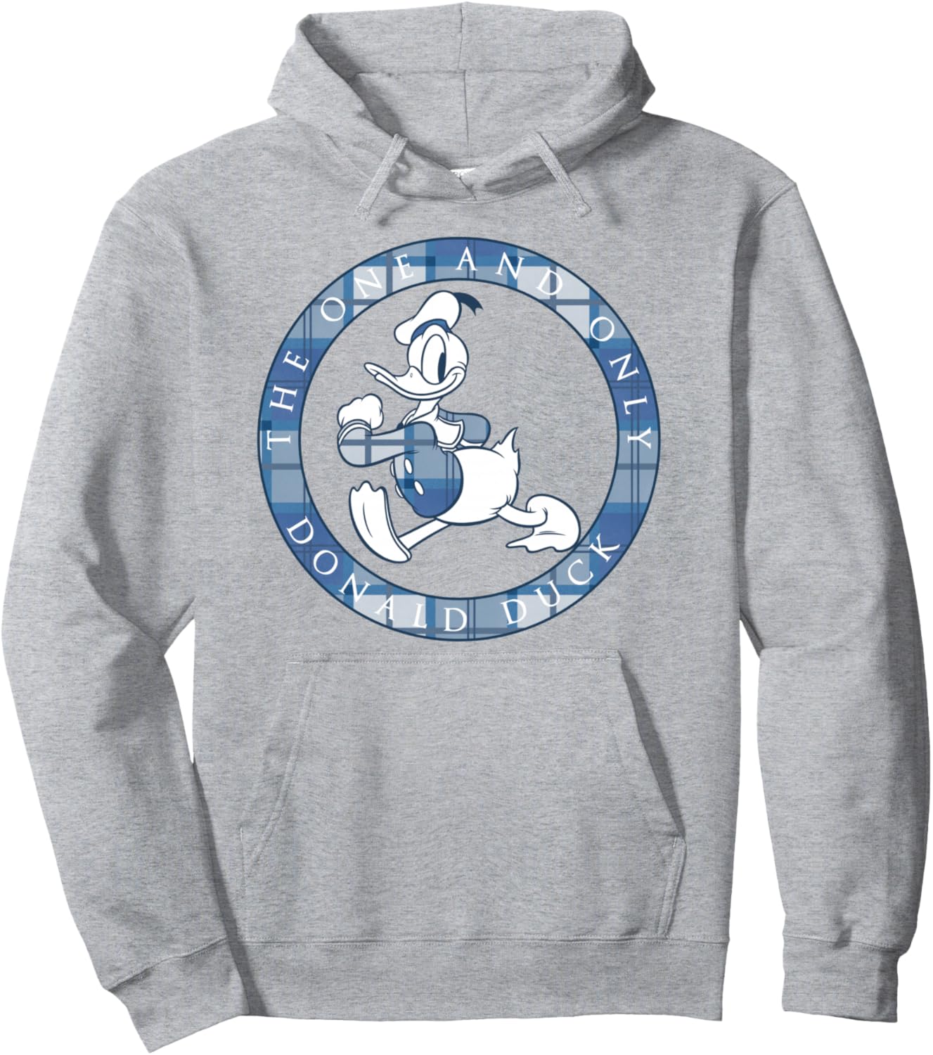 

Худи Disney Микки и друзья Дональд Дак в клетку, серая