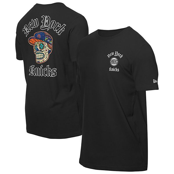 

Мужская черная футболка New York Knicks Sugar Skulls New Era