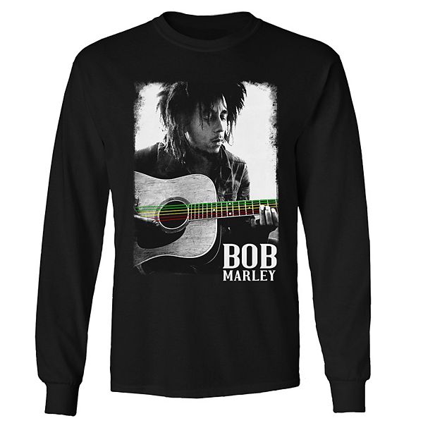 

Футболка с длинным рукавом Men's Bob Marley Guitar Licensed Character
