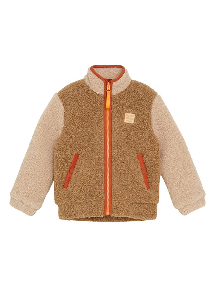 

Флисовая куртка светло-коричневого/бежевого цвета Noppies
