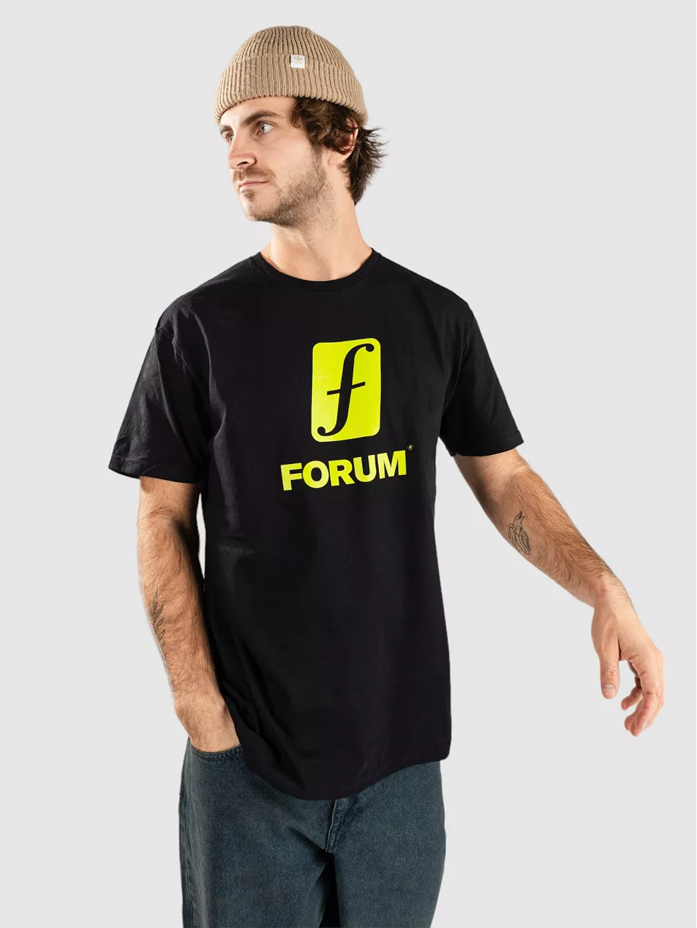 

Футболка с блокировкой Forum, черный