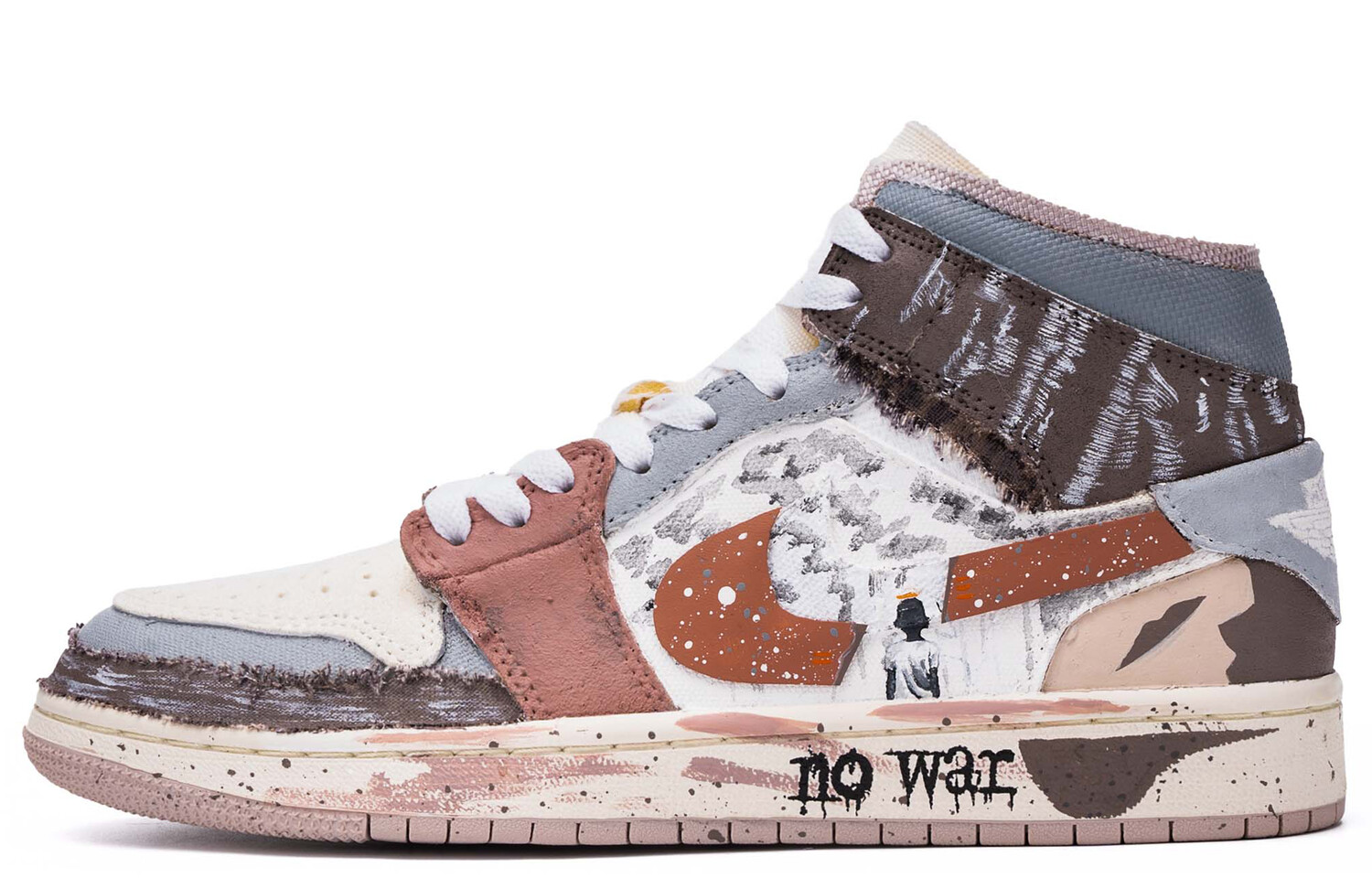 

Jordan Air Jordan 1 винтажные баскетбольные кроссовки мужские, Brown