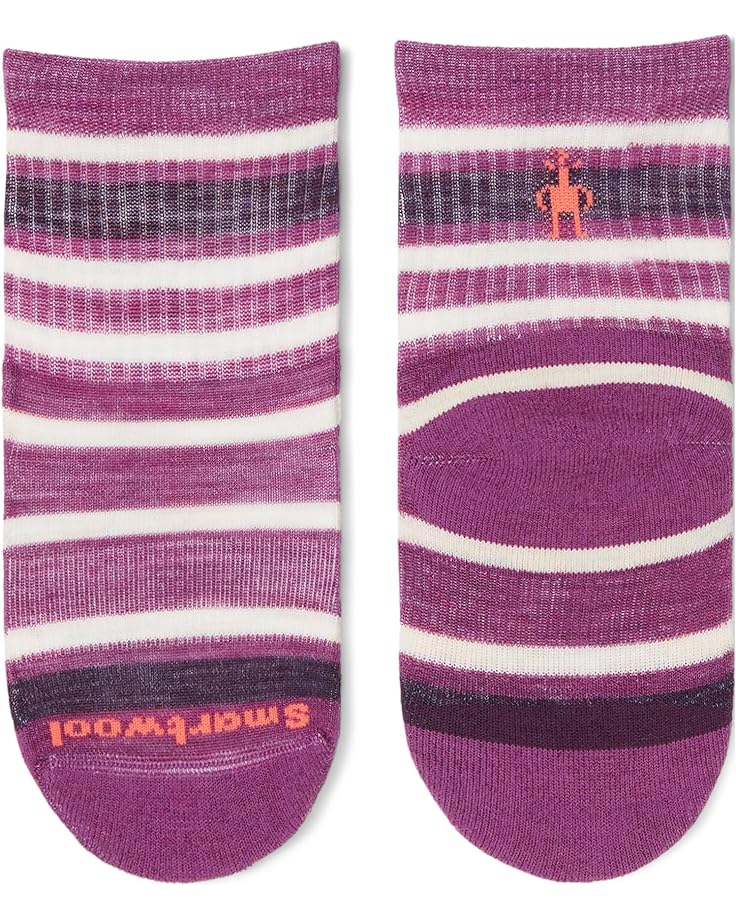 

Носки Smartwool Kids Hike Light Cushion Striped Crew Socks, цвет Meadow Mauve