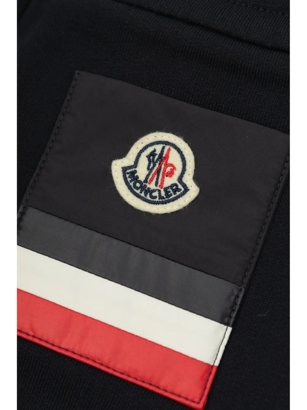 Спортивные брюки с логотипом Moncler Enfant, черный — фото 4