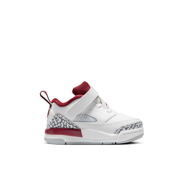 Кроссовки spizike low 'white wolf grey anthracite team red' Air Jordan, белый — фото 2