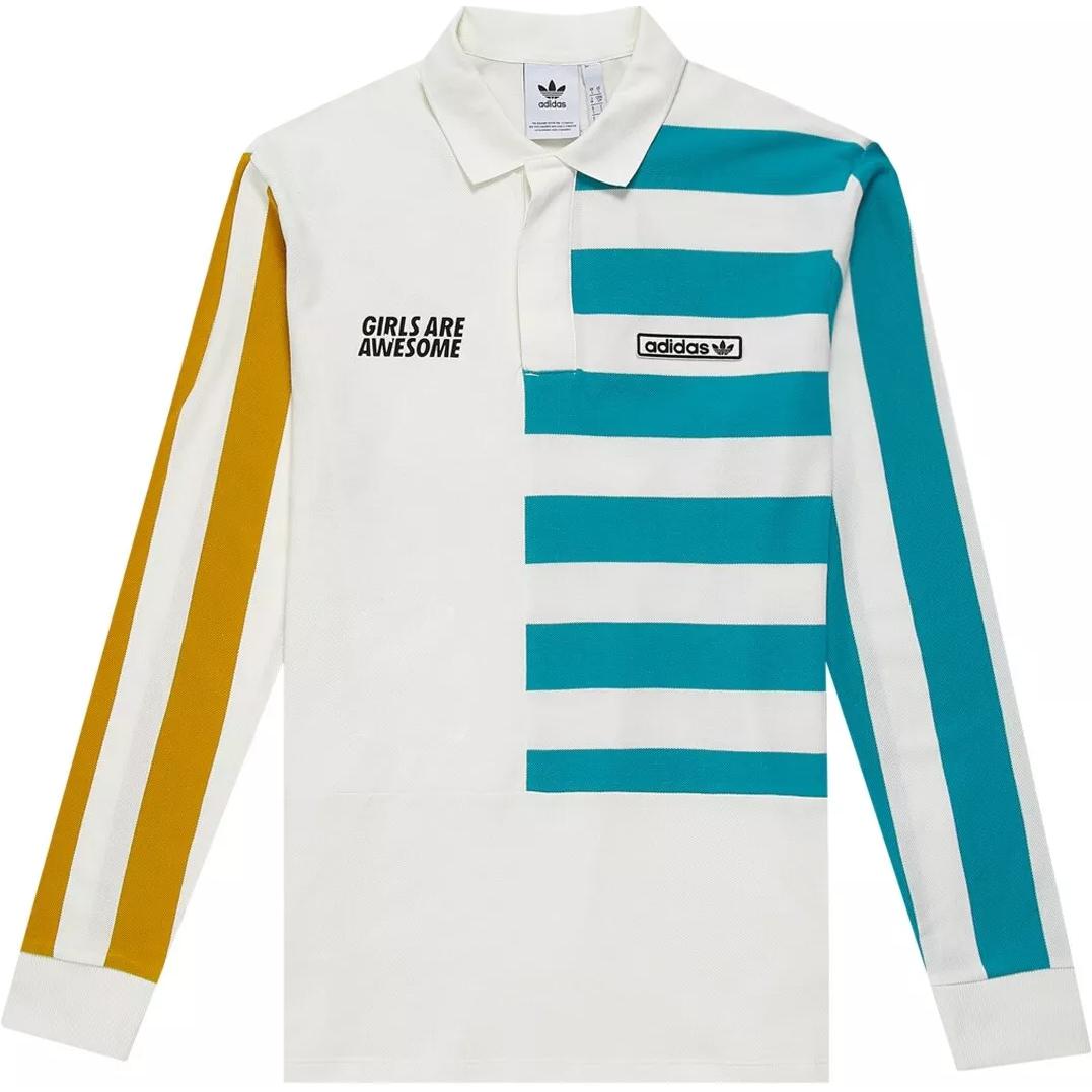 

Футболка поло X Girls Are Awesome Мужская Цвет слоновой кости Adidas Originals